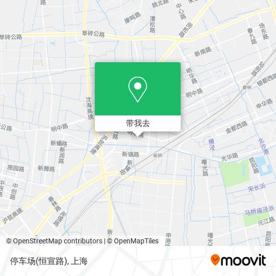 停车场(恒宣路)地图