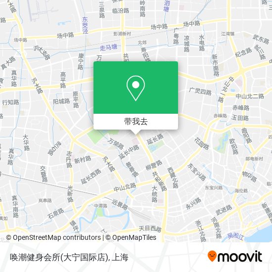 唤潮健身会所(大宁国际店)地图