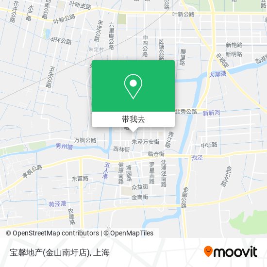 宝馨地产(金山南圩店)地图