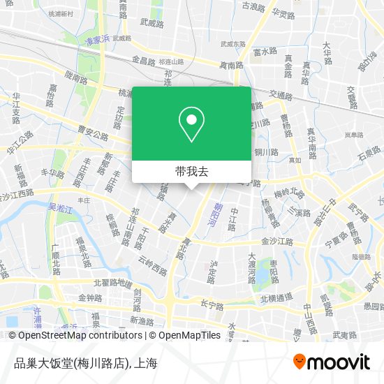 品巢大饭堂(梅川路店)地图