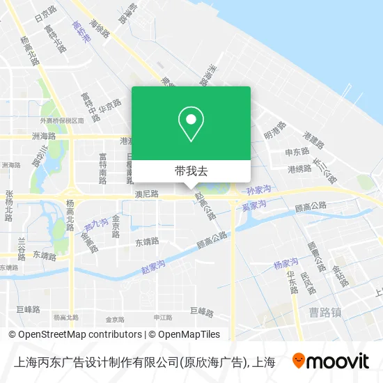 上海丙东广告设计制作有限公司(原欣海广告)地图