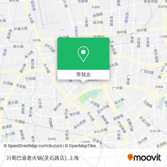 川蜀巴渝老火锅(灵石路店)地图