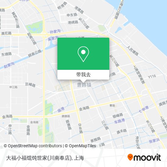 大福小福馄饨世家(川南奉店)地图