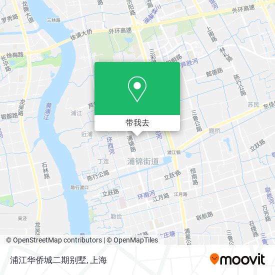 浦江华侨城二期别墅地图