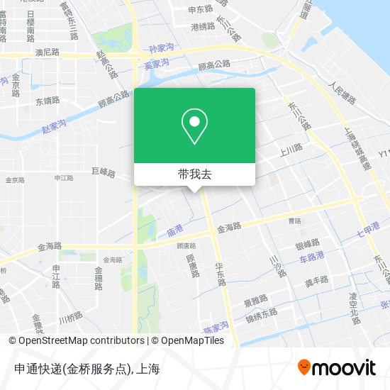 申通快递(金桥服务点)地图