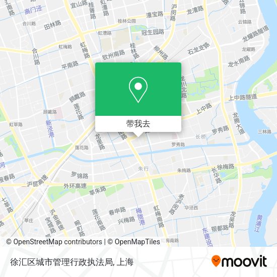 徐汇区城市管理行政执法局地图