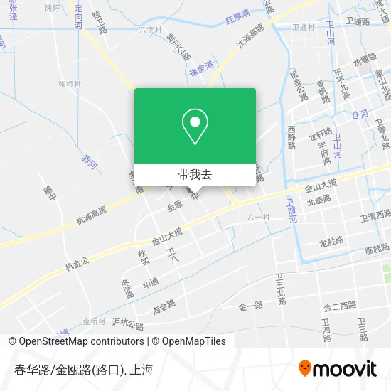 春华路/金瓯路(路口)地图