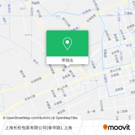 上海长松包装有限公司(春华路)地图
