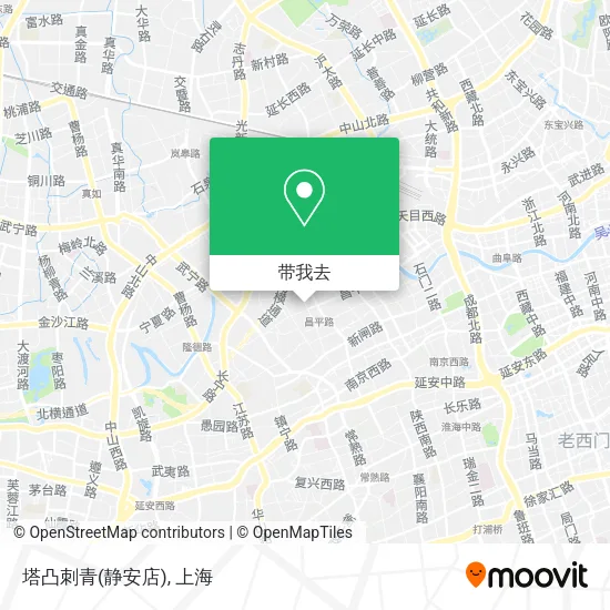 塔凸刺青(静安店)地图