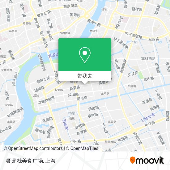餐鼎栈美食广场地图