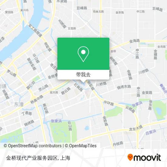 金桥现代产业服务园区地图