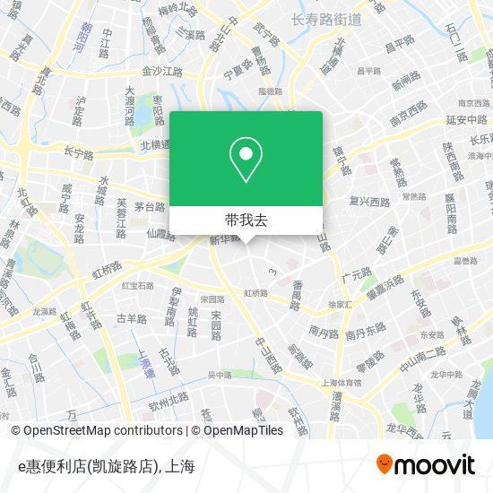 e惠便利店(凯旋路店)地图