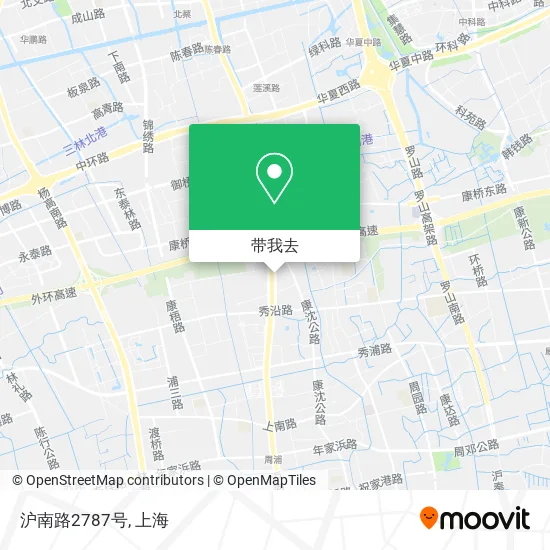 沪南路2787号地图