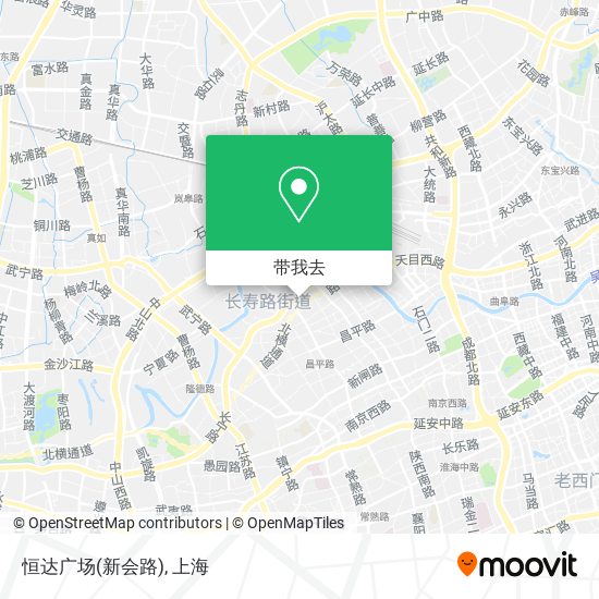 恒达广场(新会路)地图