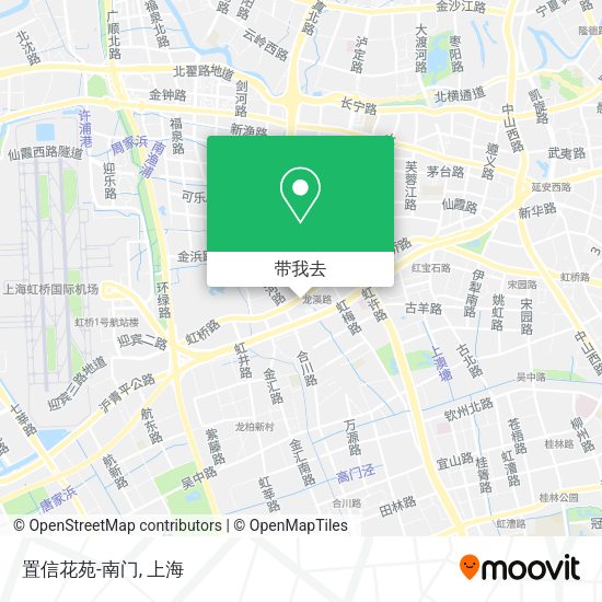 置信花苑-南门地图
