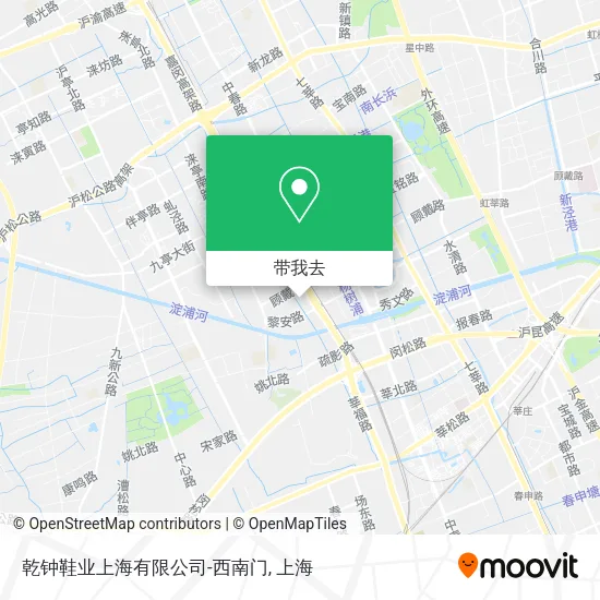 乾钟鞋业上海有限公司-西南门地图