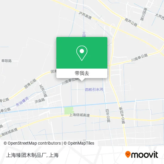 上海臻团木制品厂地图