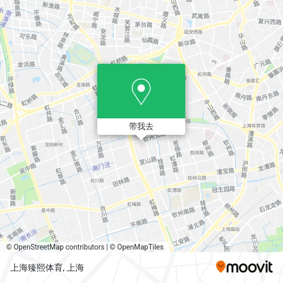 上海臻熙体育地图