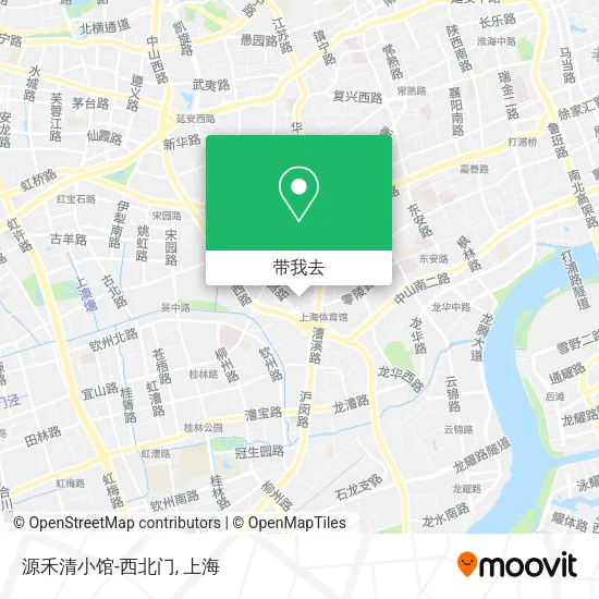 源禾清小馆-西北门地图
