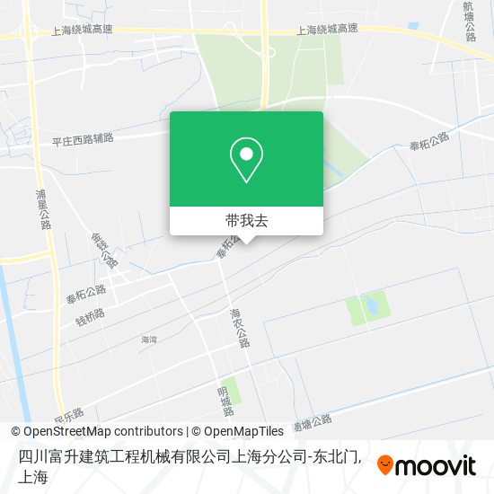 四川富升建筑工程机械有限公司上海分公司-东北门地图