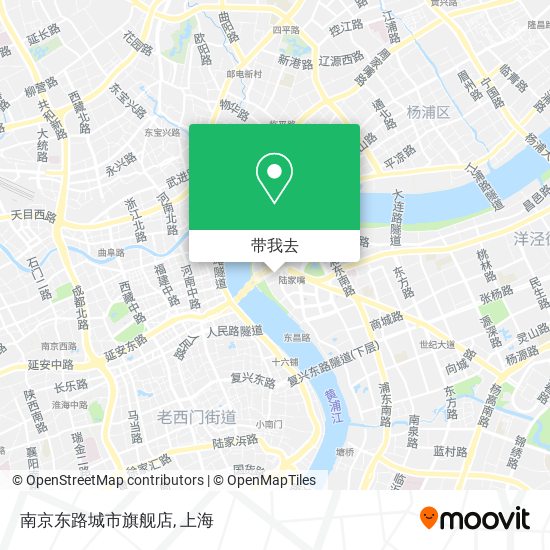 南京东路城市旗舰店地图