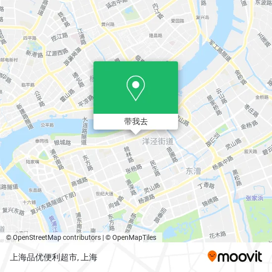 上海品优便利超市地图