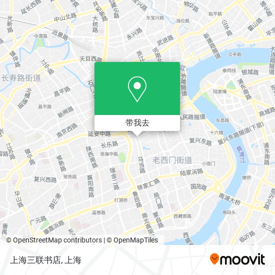 上海三联书店地图