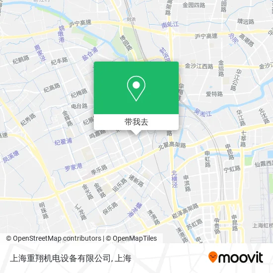 上海重翔机电设备有限公司地图