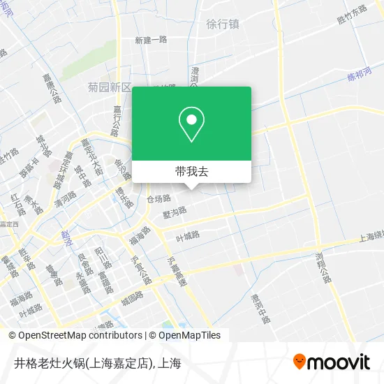 井格老灶火锅(上海嘉定店)地图