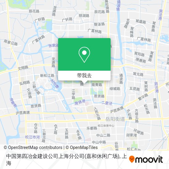 中国第四冶金建设公司上海分公司(嘉和休闲广场)地图