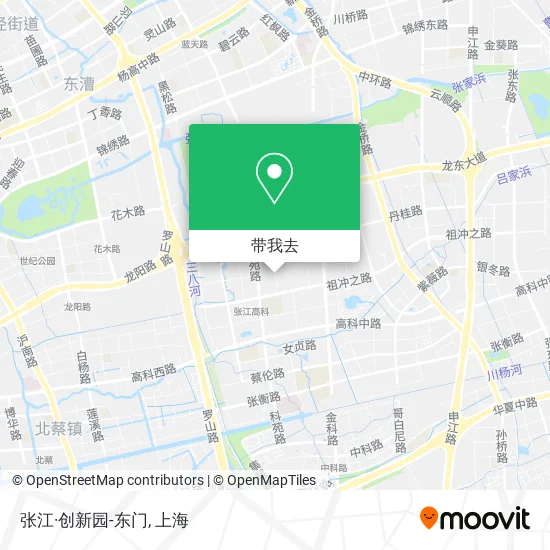张江·创新园-东门地图