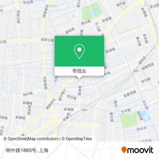 明中路1885号地图
