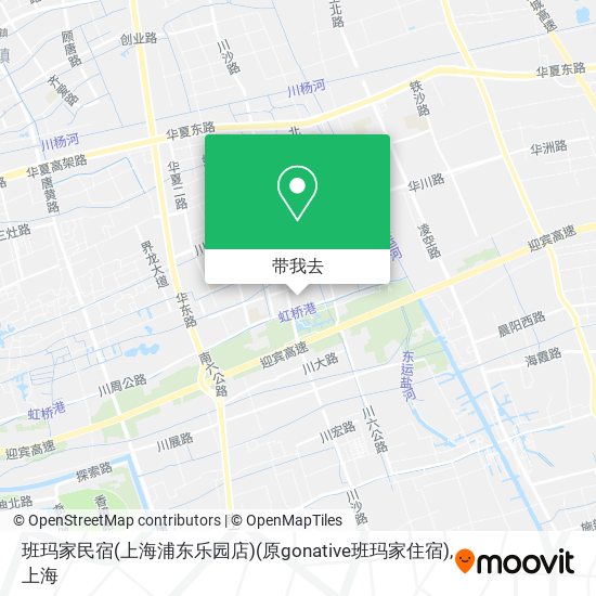 班玛家民宿(上海浦东乐园店)(原gonative班玛家住宿)地图