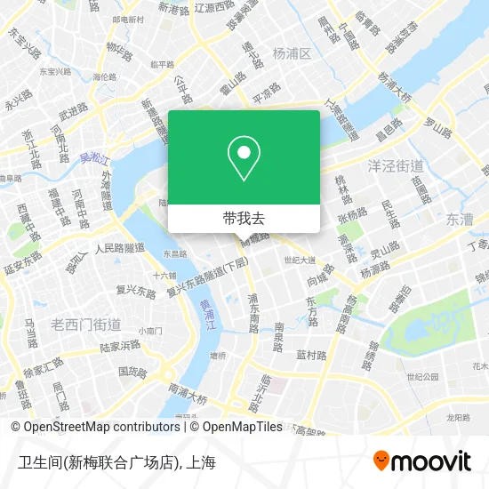 卫生间(新梅联合广场店)地图
