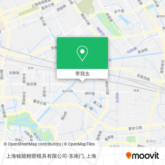 上海铭能精密模具有限公司-东南门地图