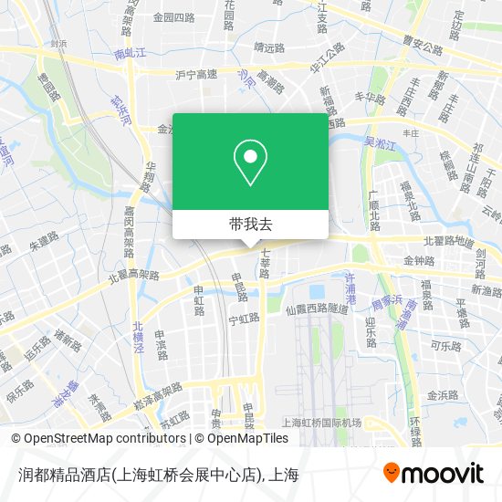 润都精品酒店(上海虹桥会展中心店)地图