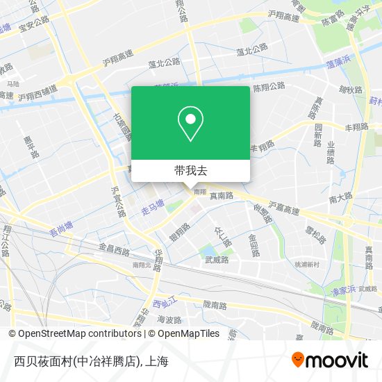 西贝莜面村(中冶祥腾店)地图