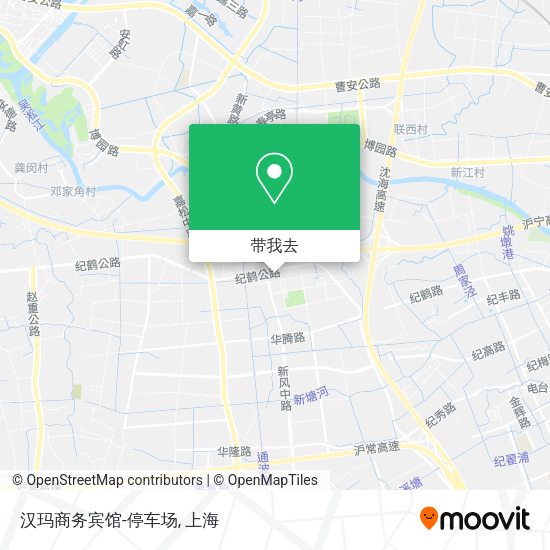 汉玛商务宾馆-停车场地图