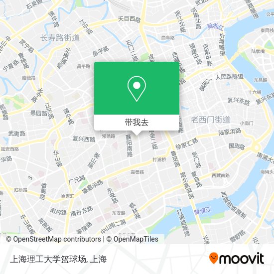 上海理工大学篮球场地图