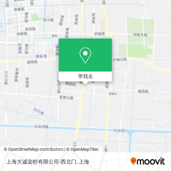 上海大诚染纱有限公司-西北门地图