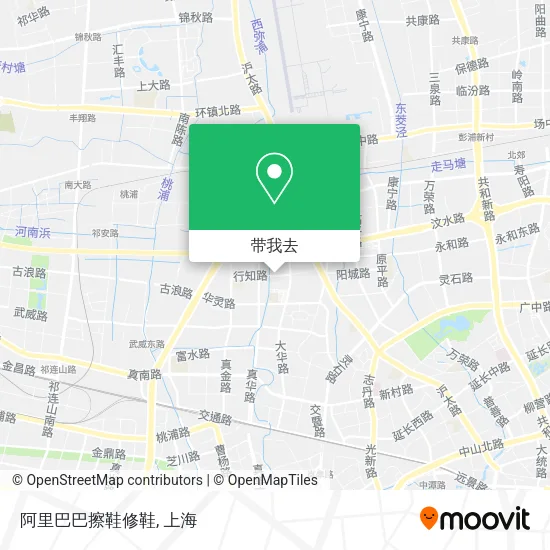 阿里巴巴擦鞋修鞋地图