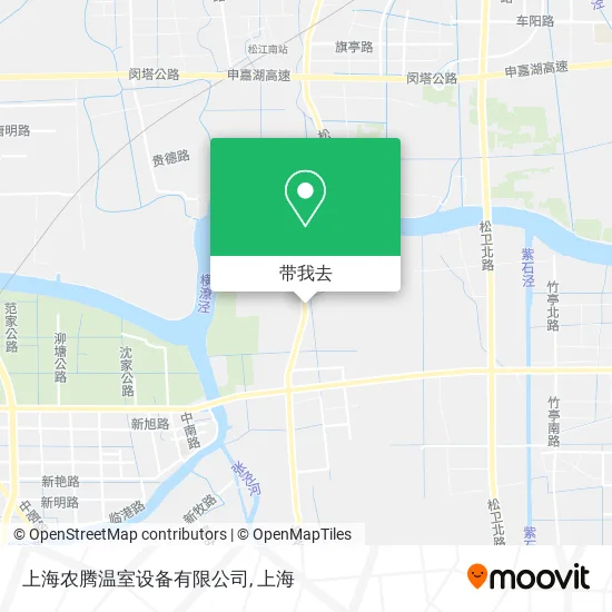 上海农腾温室设备有限公司地图