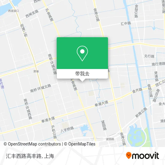 汇丰西路高丰路地图