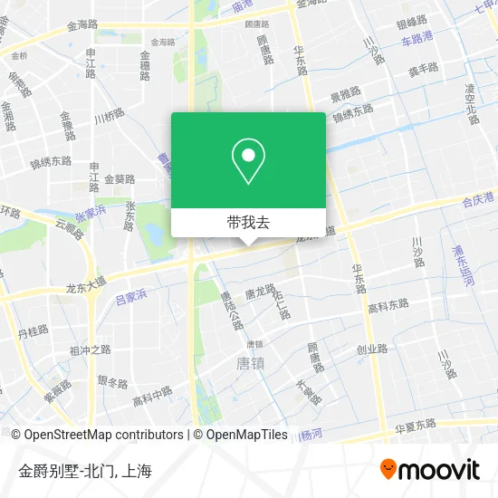 金爵别墅-北门地图