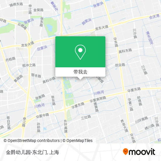 金爵幼儿园-东北门地图