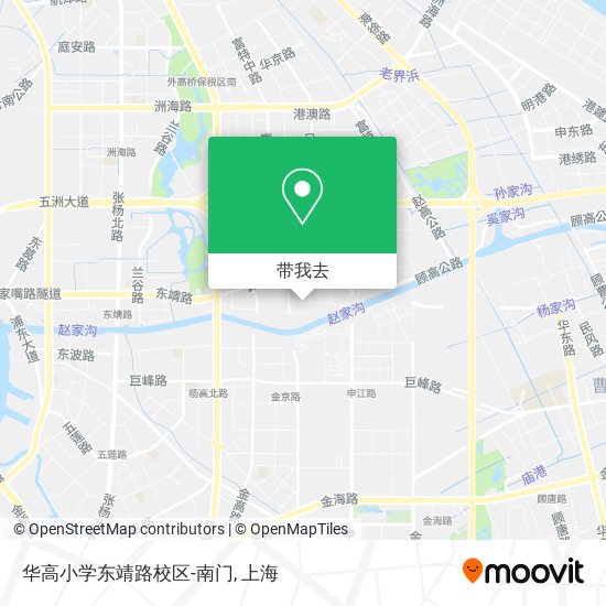 华高小学东靖路校区-南门地图