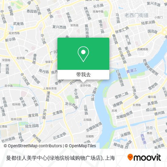 曼都佳人美学中心(绿地缤纷城购物广场店)地图