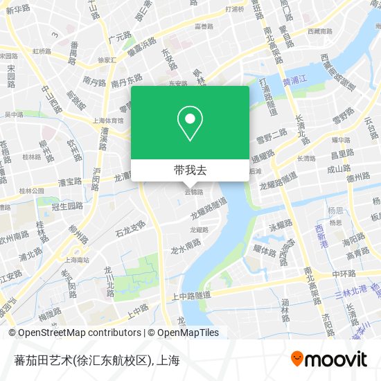 蕃茄田艺术(徐汇东航校区)地图
