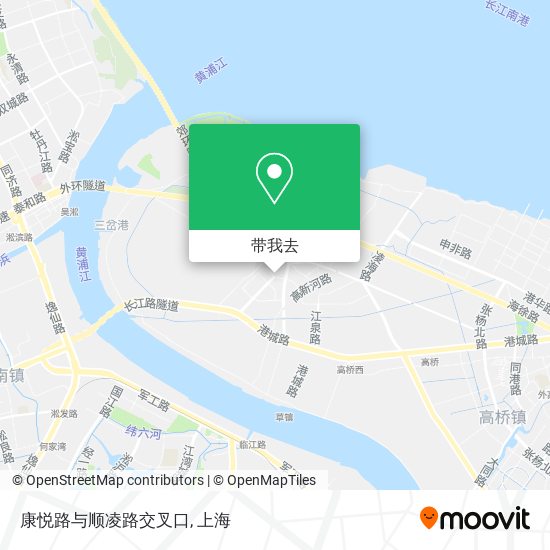 康悦路与顺凌路交叉口地图