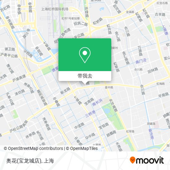 奥花(宝龙城店)地图